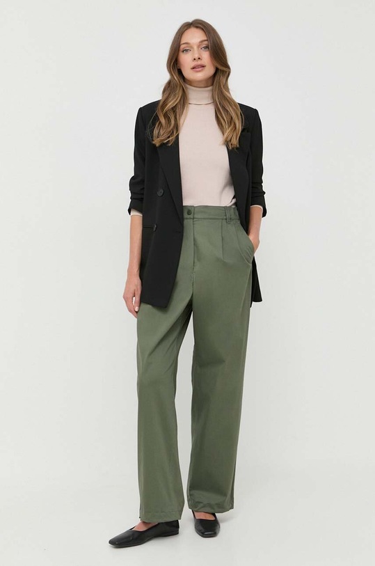 Weekend Max Mara pantaloni 2351361339600 verde AW23