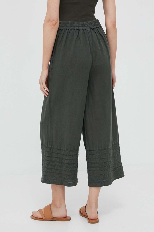 Odzież Pepe Jeans spodnie lniane Feva PL211643.728 zielony