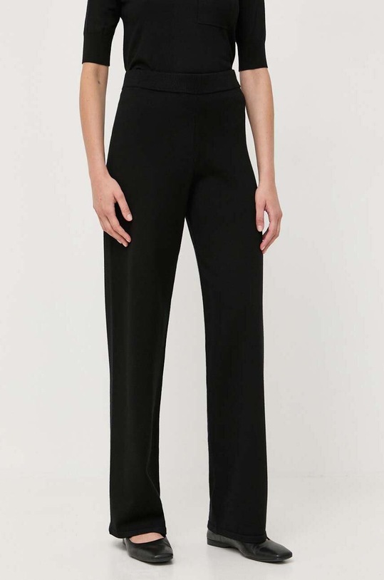 Max Mara Leisure pantaloni 2333360134600 negru AW23