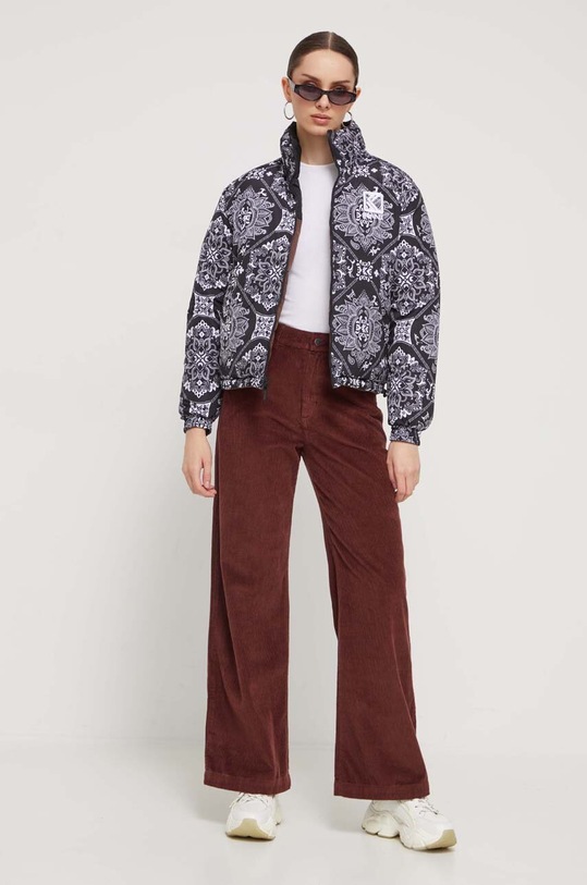 Κοτλέ παντελόνι Roxy ERJNP03523 καφέ AW23