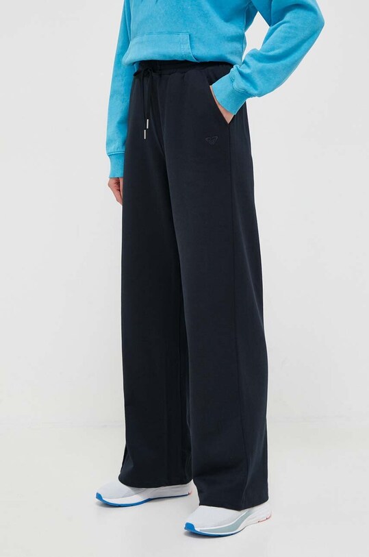 Roxy pantaloni de trening din bumbac ERJFB03392 negru AW23