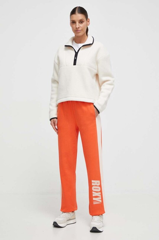 Бавовняні спортивні штани Roxy ERJFB03366 помаранчевий AW23