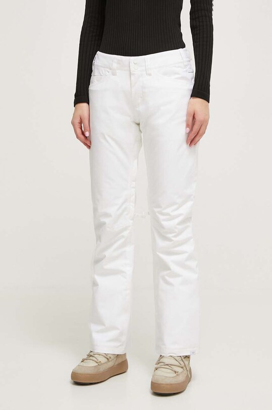 Roxy pantaloni Backyard panza alb ERJTP03238