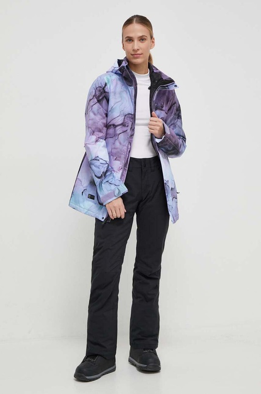 Roxy pantaloni Backyard ERJTP03238 negru AW23