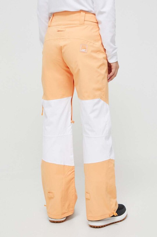 Roxy pantaloni Woodrose x Chloe Kim ERJTP03260 portocaliu AW23