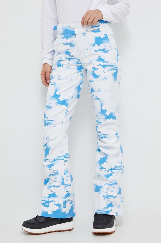 Roxy pantaloni x Chloe Kim panza alb ERJTP03222