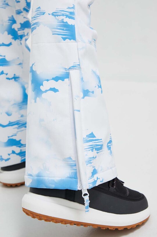 Roxy pantaloni x Chloe Kim ERJTP03222 alb