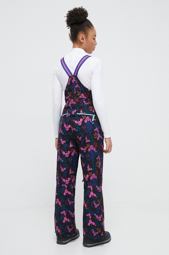 Roxy pantaloni x Rowley ERJTP03256 negru AW23