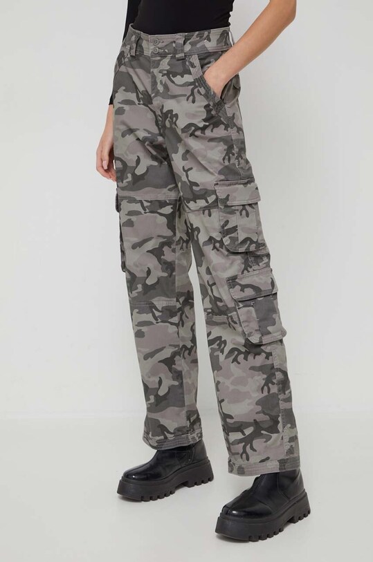 Παντελόνι Abercrombie & Fitch με μοτίβο γκρί KI156.3174.380