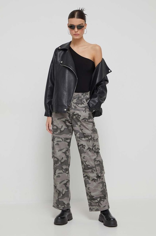 Παντελόνι Abercrombie & Fitch KI156.3174.380 γκρί AW23