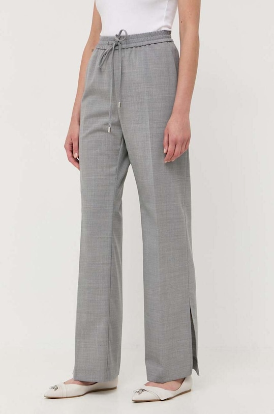 Kalhoty s příměsí vlny MAX&Co. 71340123 šedá AW23