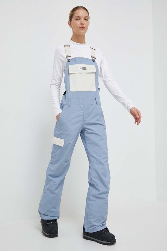 DC pantaloni Valiant uni albastru ADJTP03021