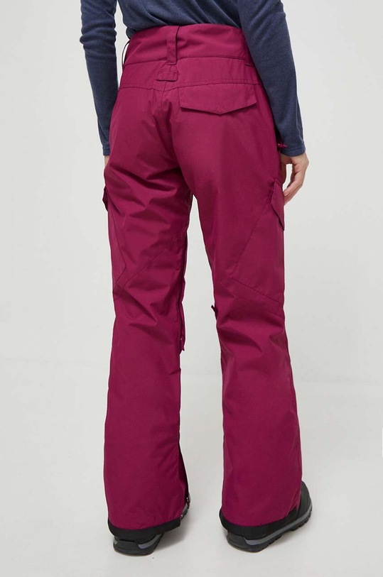 Odzież DC spodnie Nonchalant ADJTP03023 bordowy