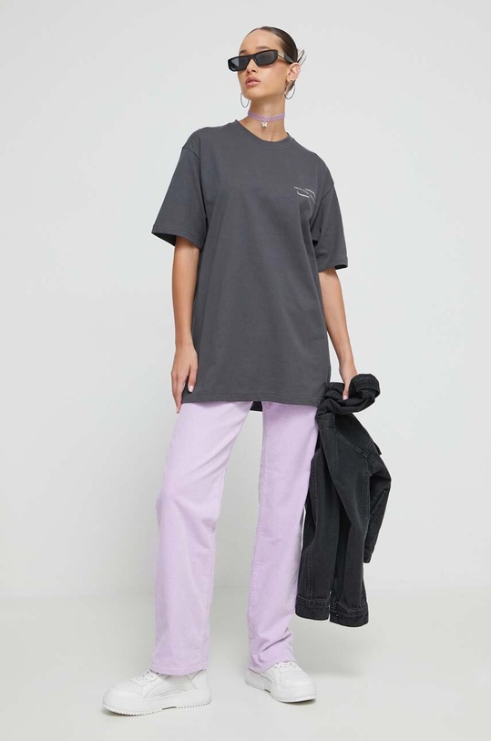 Billabong pantaloni de catifea cord ABJDP00151 violet AW23