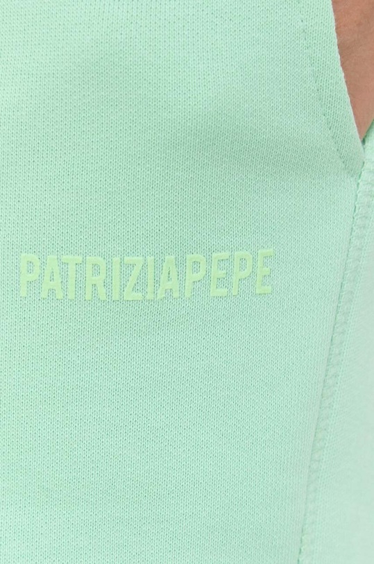 Patrizia Pepe spodnie dresowe bawełniane zielony 8P0549.J096