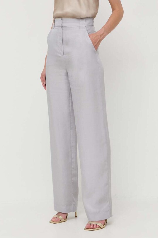 Nohavice Patrizia Pepe 8P0554.A273 sivá AW23