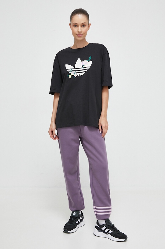 adidas Originals spodnie dresowe IP6506 fioletowy AW23