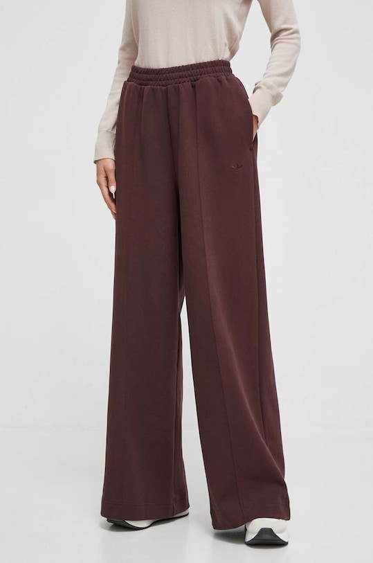 adidas Originals spodnie dresowe IL0850 brązowy AW23