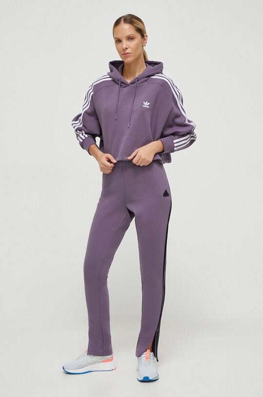 Tepláky adidas IL3043 fialová AW23