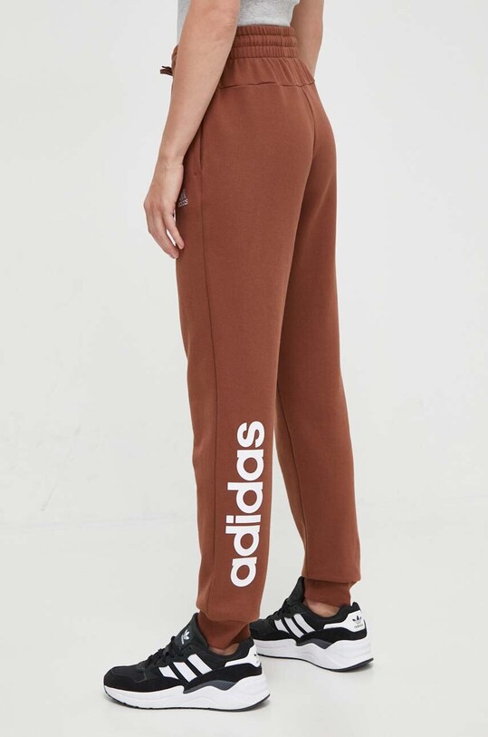 Îmbrăcăminte adidas pantaloni de trening din bumbac IL3362 maro