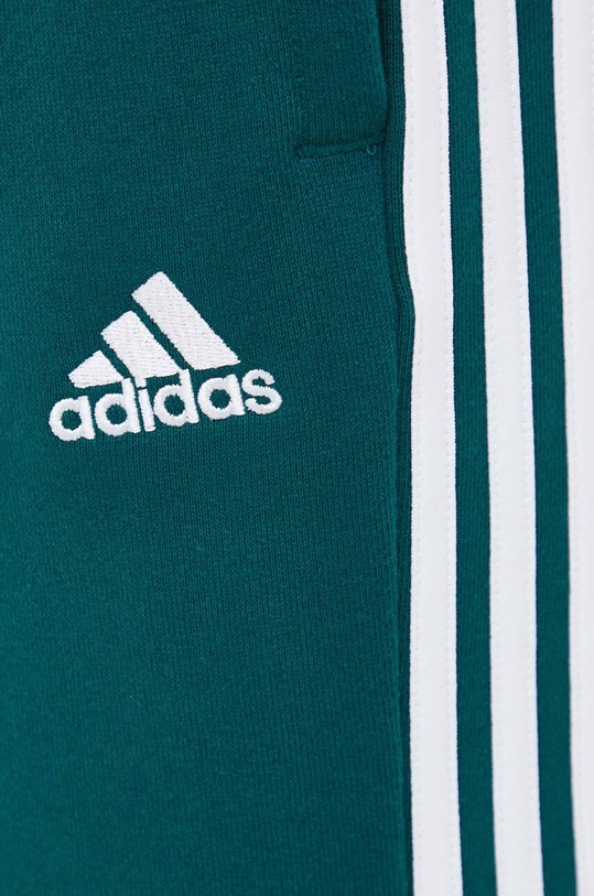 adidas spodnie dresowe bawełniane zielony IL3448
