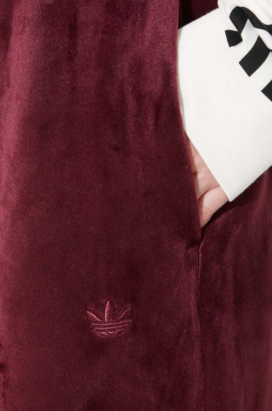 Tepláky adidas Originals Velvet Pant Maroon IL5744 burgundské