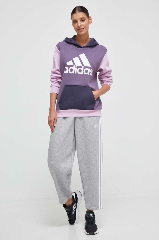 Tepláky adidas IM0247 sivá AW24