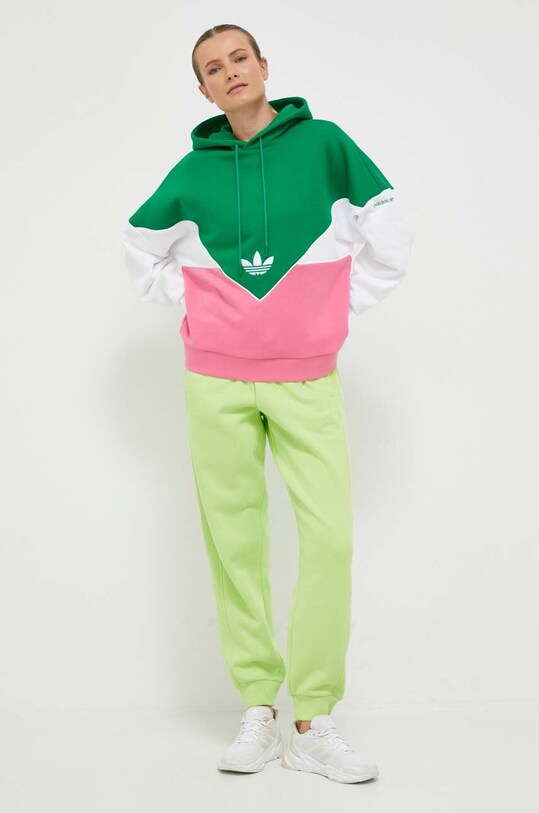 Спортивні штани adidas IM0330 зелений AW23