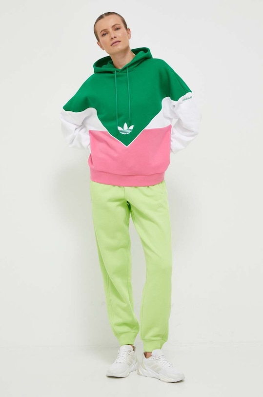 Спортивні штани adidas IM0330 зелений AW23