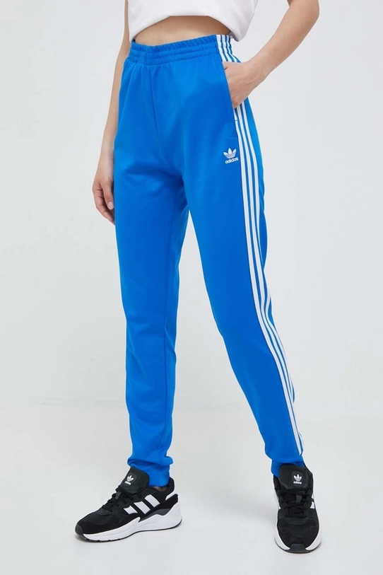 adidas Originals pantaloni de trening tricotaj albastru II0753