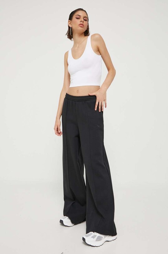 adidas Originals spodnie dresowe dzianina czarny II8024