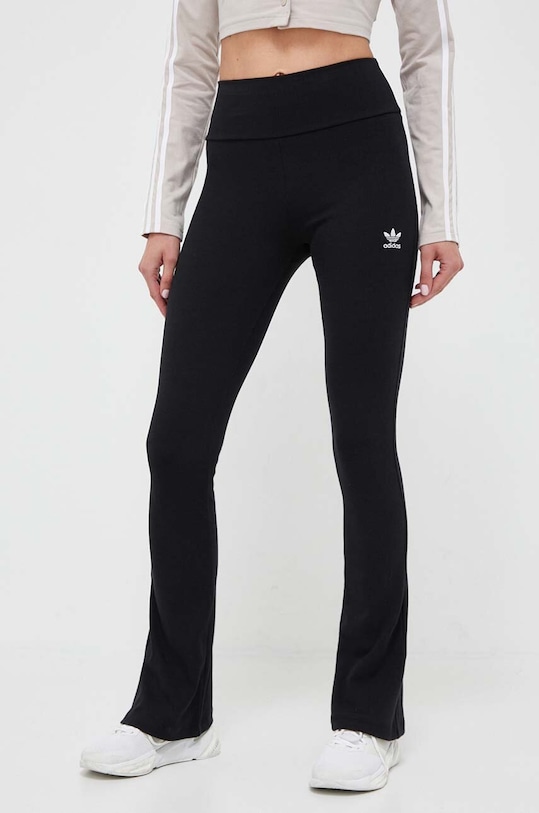 adidas Originals nadrág Essentials Rib Flared II8056 fekete SS24