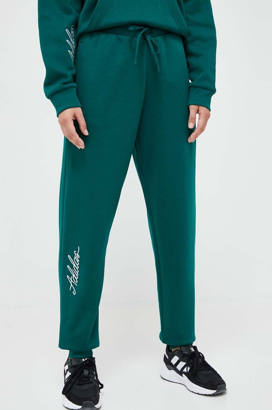 Tepláky adidas pletenina zelená IJ8770
