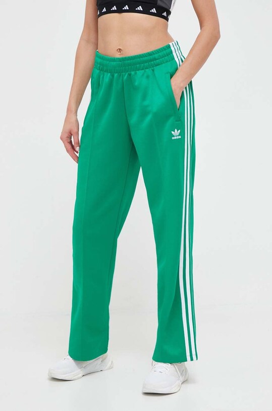 adidas Originals pantaloni de trening tricotaj verde IK0424