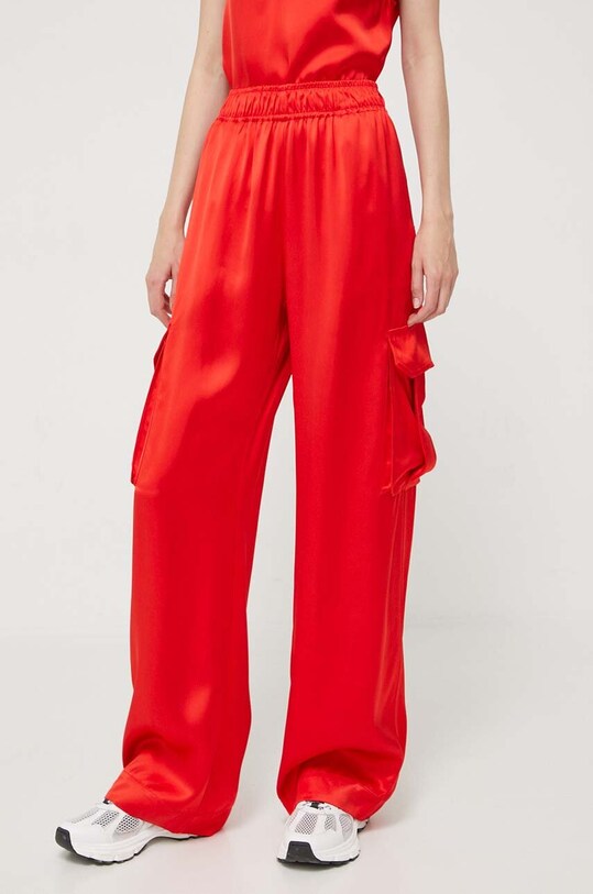 Nohavice Stine Goya SG5046 červená AW23