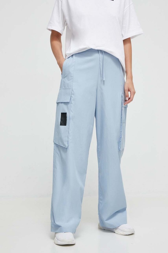 adidas spodnie tkanina niebieski HZ2874