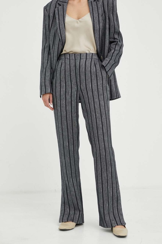 Tepláky s příměsí lnu Day Birger et Mikkelsen šedá DAY65242587