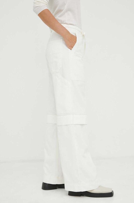Day Birger et Mikkelsen pantaloni de bumbac alb DAY65242678
