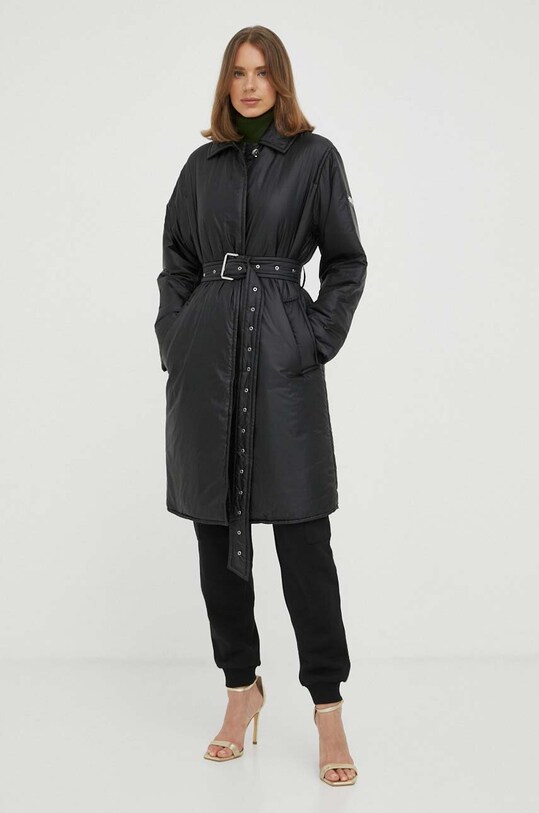 MICHAEL Michael Kors spodnie dresowe bawełniane MF330HV5QU czarny AW23
