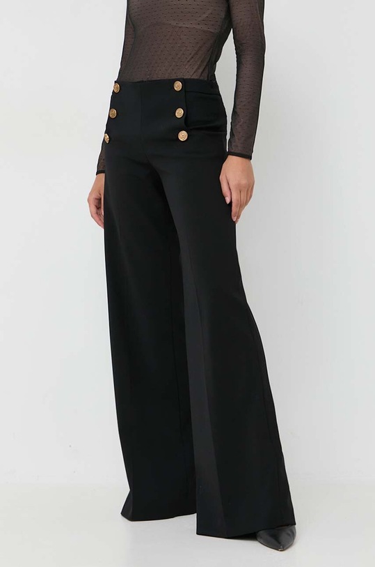 Red Valentino pantaloni in misto lana 3R3RBG95WBP nero AW23