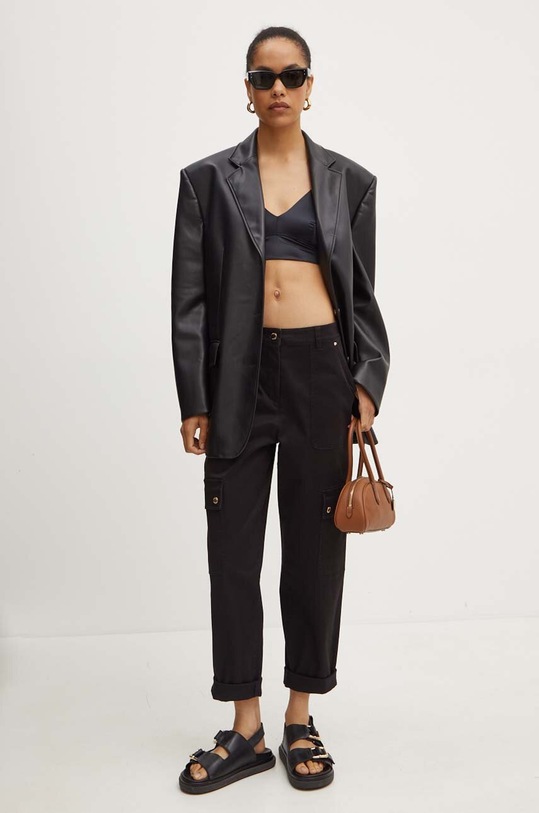 MICHAEL Michael Kors spodnie MF330GY3X6 czarny AW24