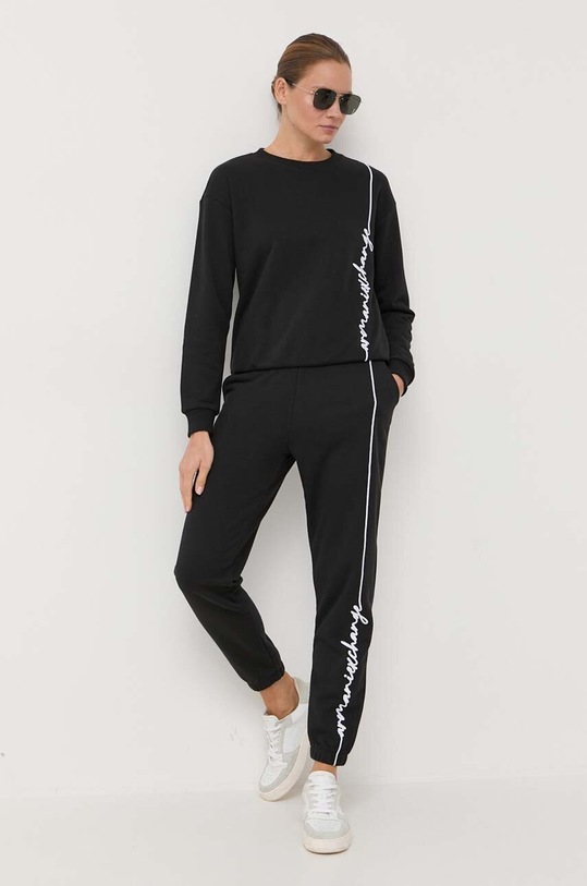 Tepláky Armani Exchange 6RYP70.YJBRZ čierna AW23