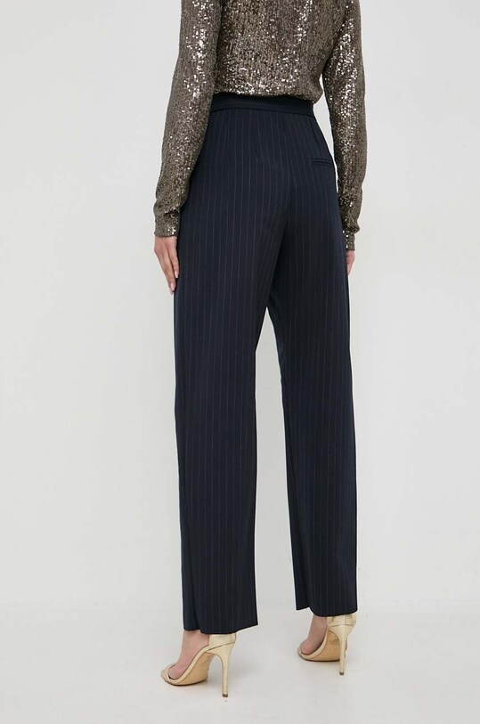Îmbrăcăminte Marella pantaloni din lana 2331361038200 bleumarin