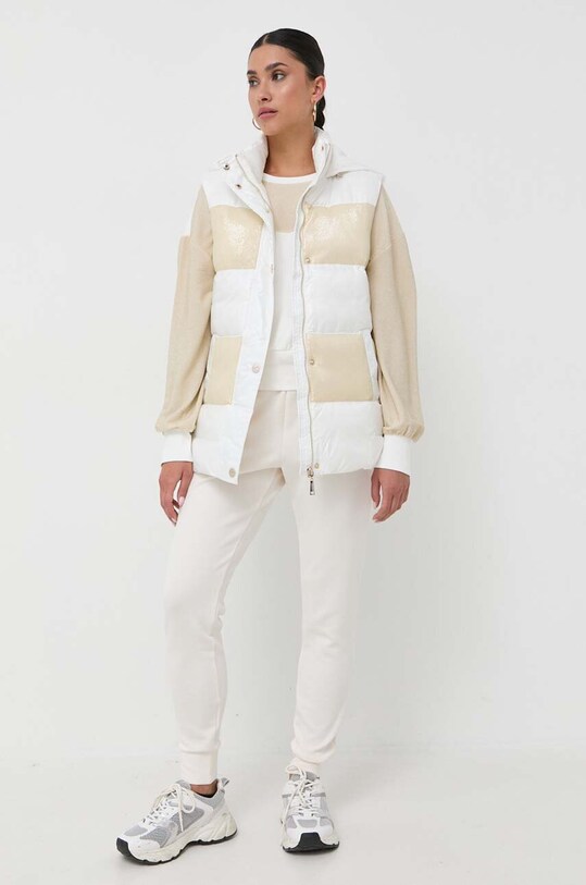 Armani Exchange spodnie dresowe beżowy 6RYP81.YJEGZ