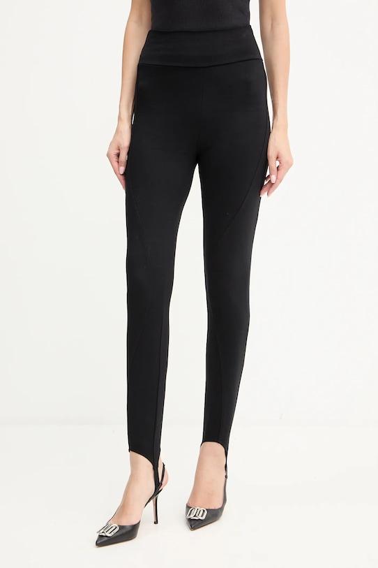 Liu Jo legginsy z elastanem czarny TF3271.J6182