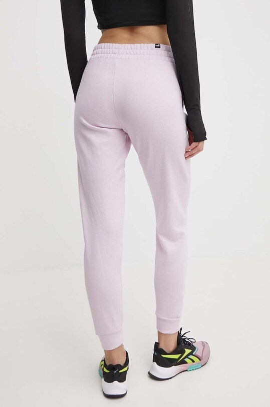 Одяг Бавовняні спортивні штани Puma 675989 фіолетовий