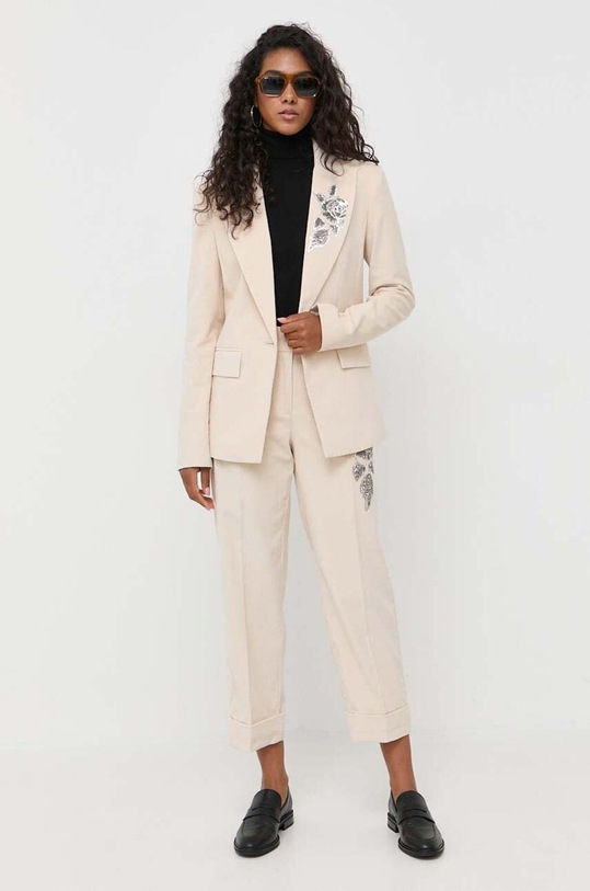 Παντελόνι Twinset 232AP2403 μπεζ AW23