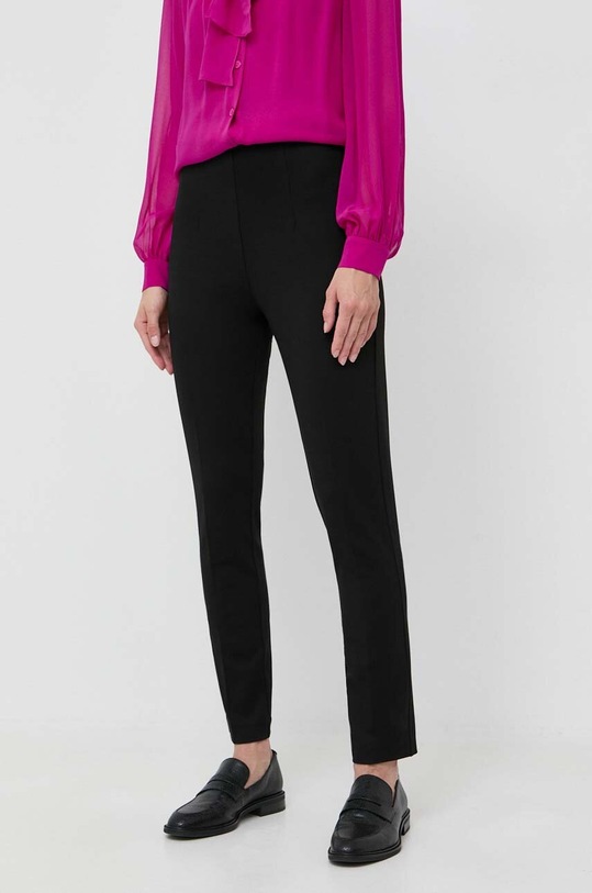 Twinset spodnie z elastanem czarny 232TP208A