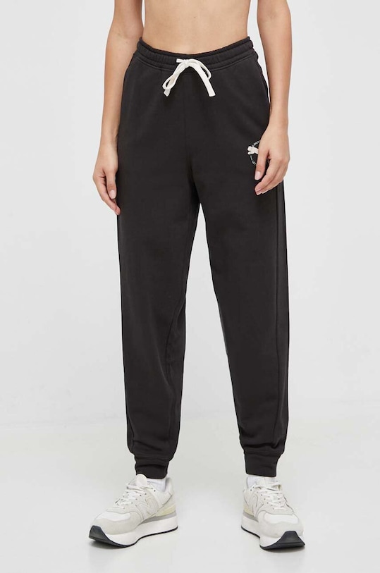 Спортивные штаны Puma трикотаж чёрный 676069