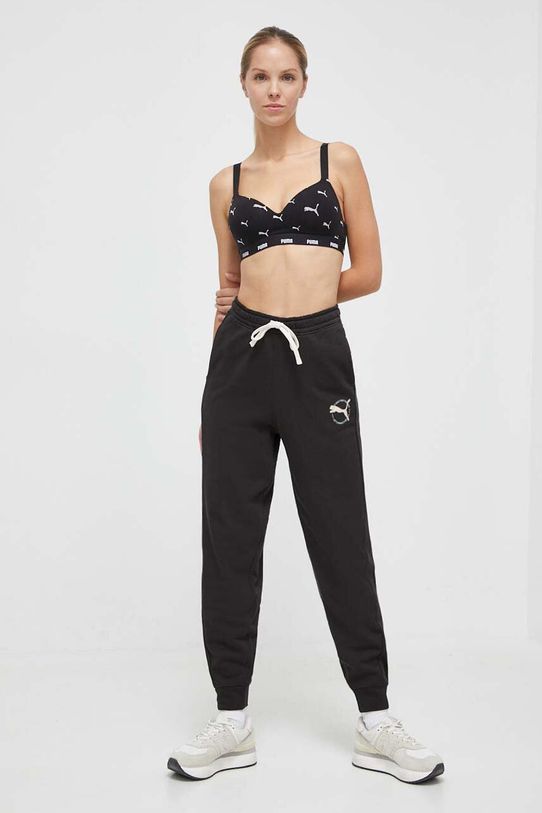 Tepláky Puma 676069 čierna AW23